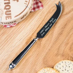 Card Factory Engraved Silver Cheese Knife
