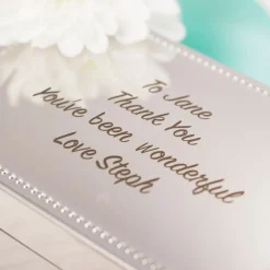 Hot Engraved Silver Rectangular Beaded Jewellery Box Personalised Jewellery And Keepsakes|Personalised Engraved Gifts