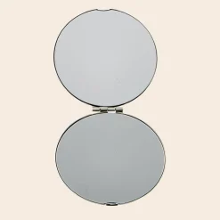 Card Factory Engraved Silver Round Compact Mirror - Name