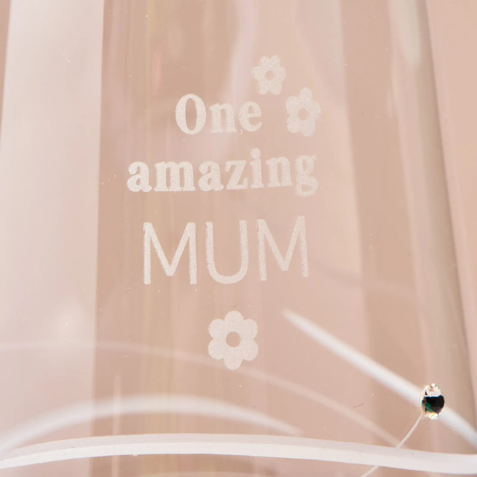 Card Factory Engraved Swarovski Elements Diamante Wine Glass - One Amazing