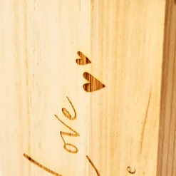 Engraved Wooden Box With Luxury Prosecco - Here's To Love Personalised Engraved Gifts|Engraved Gifts