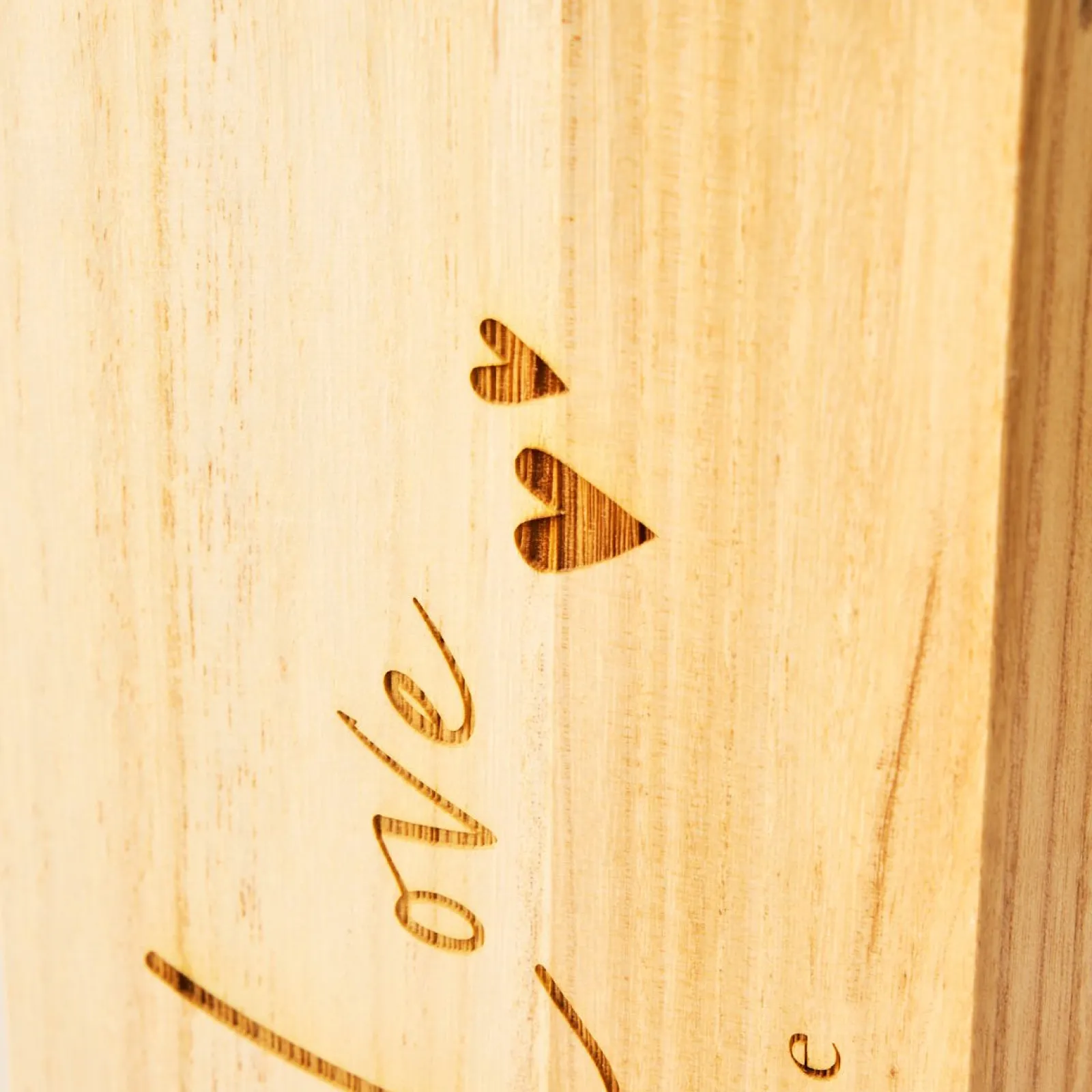Engraved Wooden Box With Luxury Prosecco - Here's To Love Personalised Engraved Gifts|Engraved Gifts