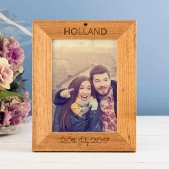 Card Factory Engraved Wooden Photo Frame - Our Memories