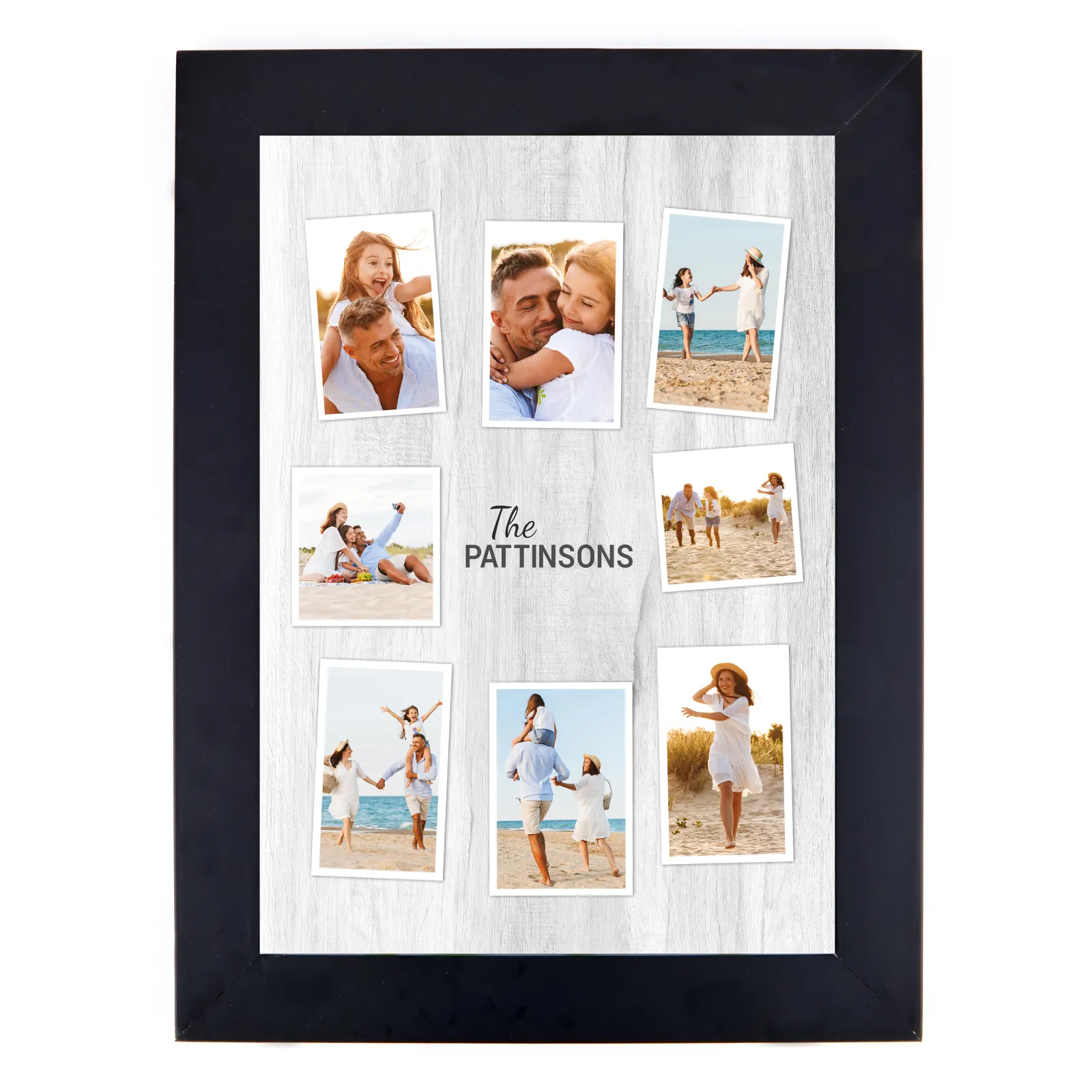 Card Factory Family Name Personalised Print - 8 Photos