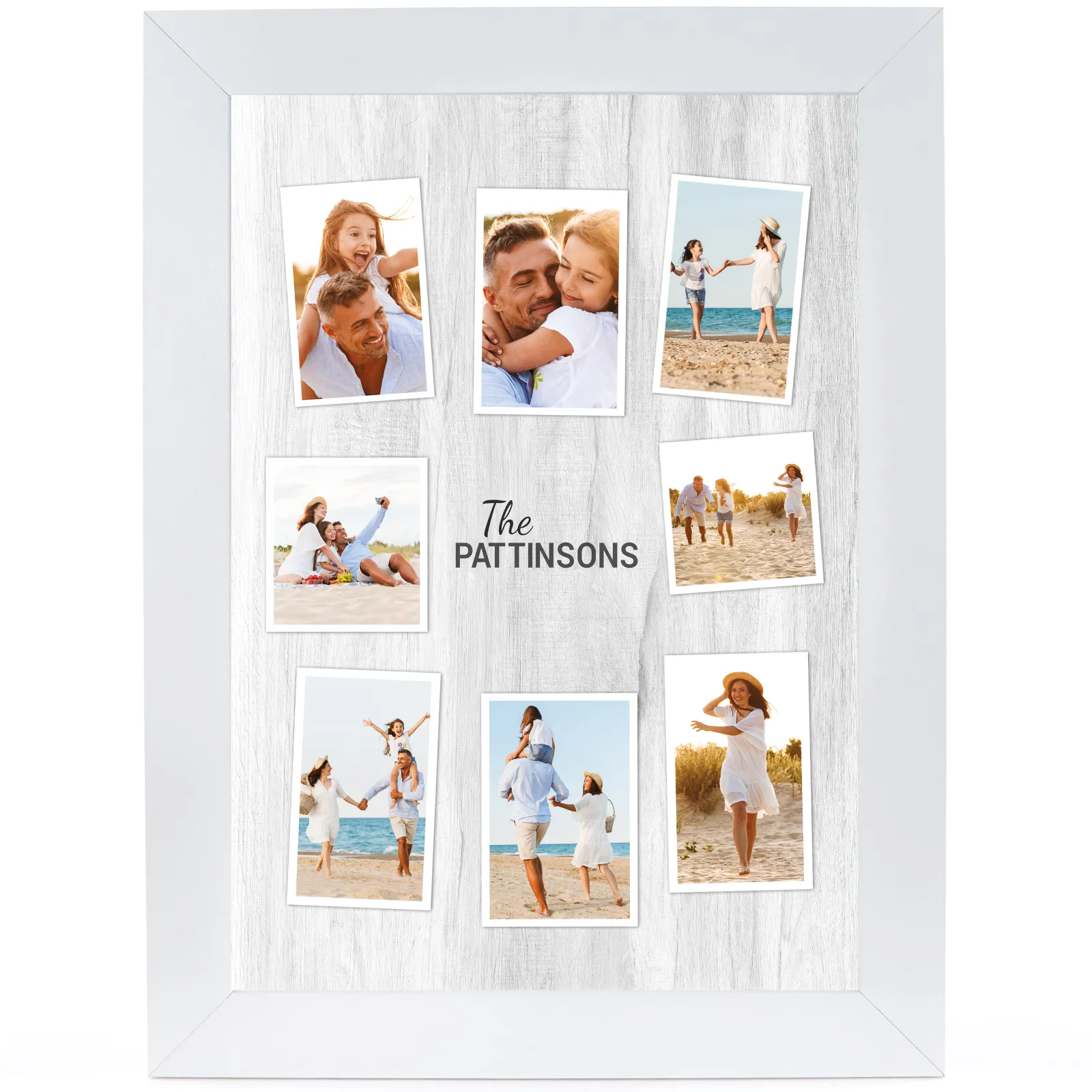 Card Factory Family Name Personalised Print - 8 Photos