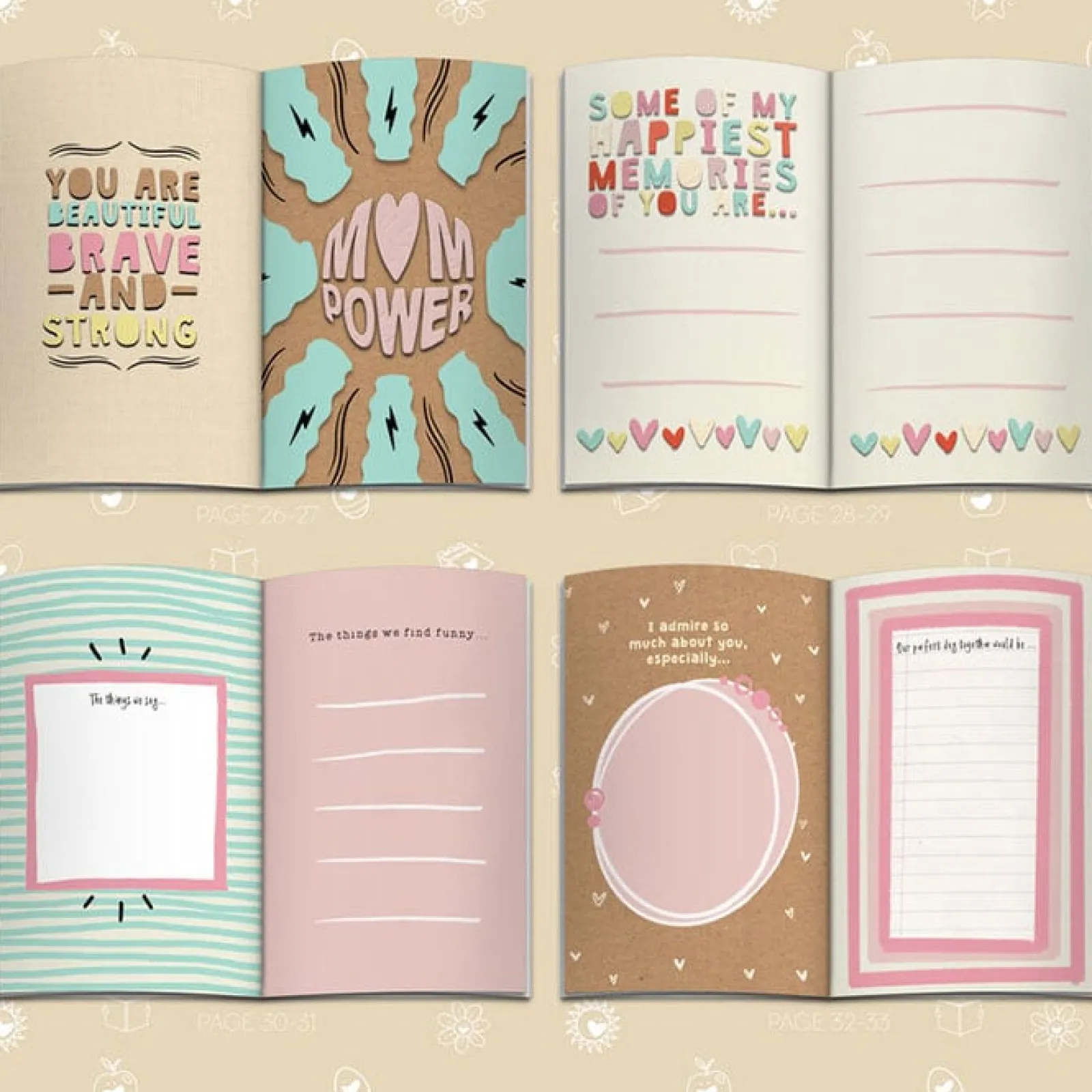 Fill in Your Words for Mum from older child or adult A5 Personalised Book Books|Birthday Gifts