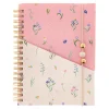 Card Factory Floral A6 Notebook With Bead Detail