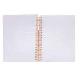 Card Factory Floral A6 Notebook With Bead Detail