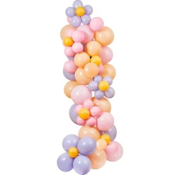Kids Card Factory Flower Power Balloon Arch Kit - 60 Balloons