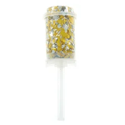New Foil Confetti Push Popper - Gold & Silver Confetti & Foiletti|Bags & Favours