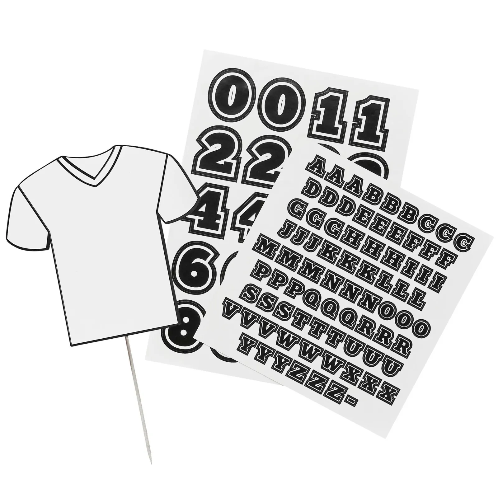 Card Factory Football Shirt Customisable Cake Topper
