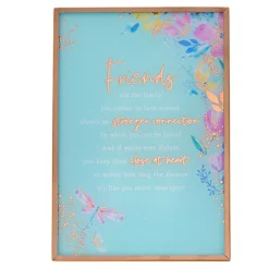 Hot Friends Are The Family You Choose Plaque Photo Prints & Wall Art|Jewellery & Keepsakes