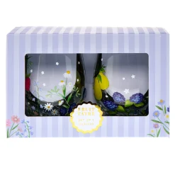 Card Factory Fruit Fayre Set Of 2 Glasses