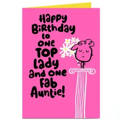 Hot Fruitloops Personalised Birthday Card - Fab Auntie For Auntie|Birthday