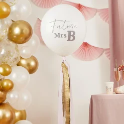 New Future Mrs Jumbo 18-Inch Latex Balloon & Tassel Tail Hen Party|Balloons For Her