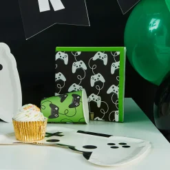 Outlet Game Controller Paper Napkins - Pack of 16 Tableware|Birthday Party