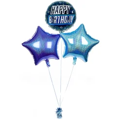 Kids Card Factory Gaming Happy Birthday Balloon Bouquet - DELIVERED INFLATED!