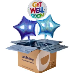 Clearance Get Well Soon Balloon Bouquet - DELIVERED INFLATED! Kids Balloons For Kids|Balloons For Him