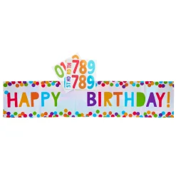 Sale Giant Customisable Happy Birthday Banner Banners & Bunting|Birthday Party