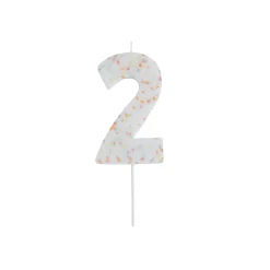 Giant Sprinkle Number Cake Candle (0-9) Cake Candles|Birthday Party