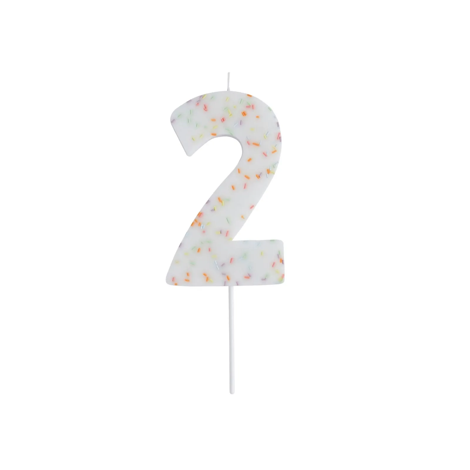 Giant Sprinkle Number Cake Candle (0-9) Cake Candles|Birthday Party