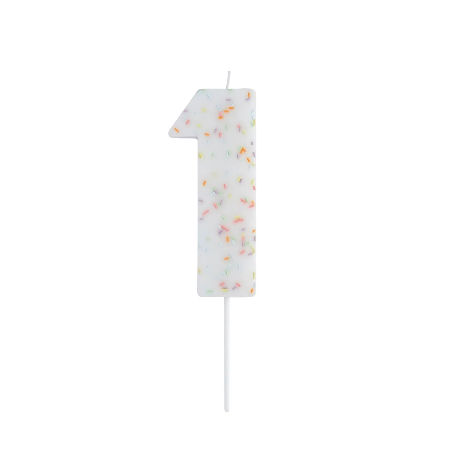Giant Sprinkle Number Cake Candle (0-9) Cake Candles|Birthday Party