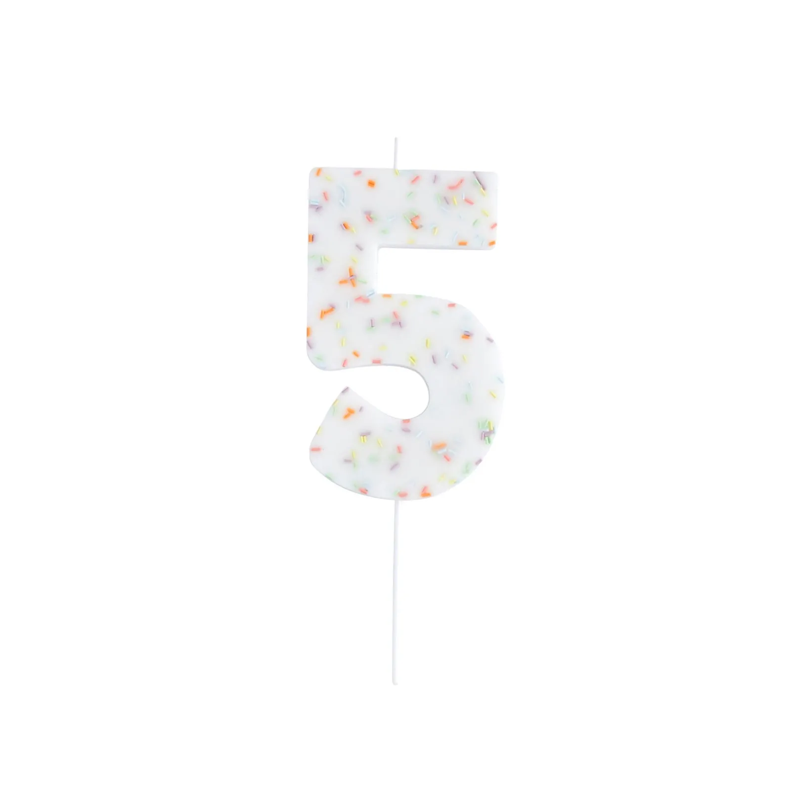 Giant Sprinkle Number Cake Candle (0-9) Cake Candles|Birthday Party