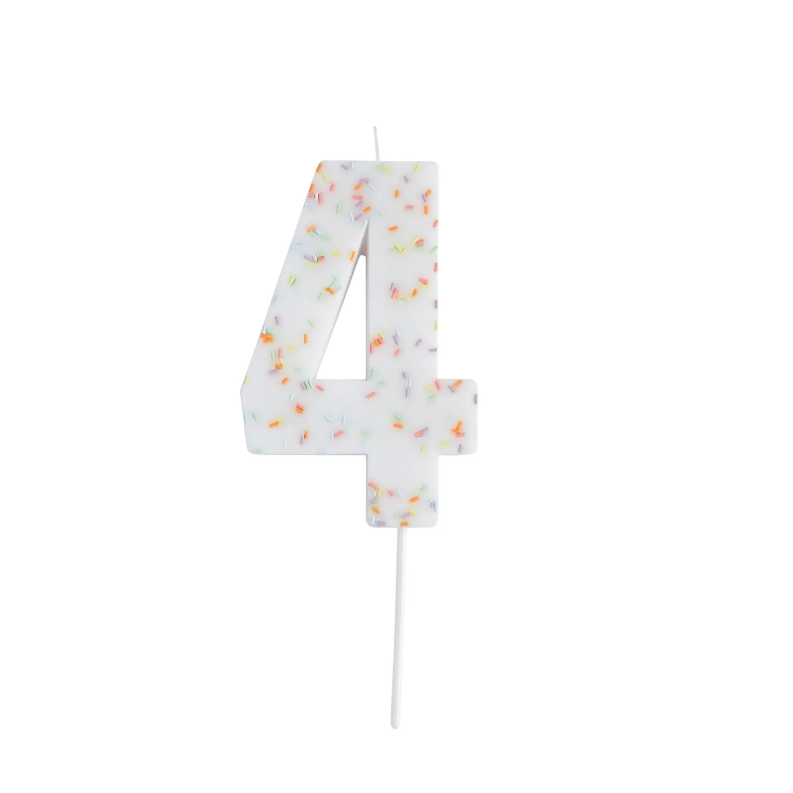 Giant Sprinkle Number Cake Candle (0-9) Cake Candles|Birthday Party
