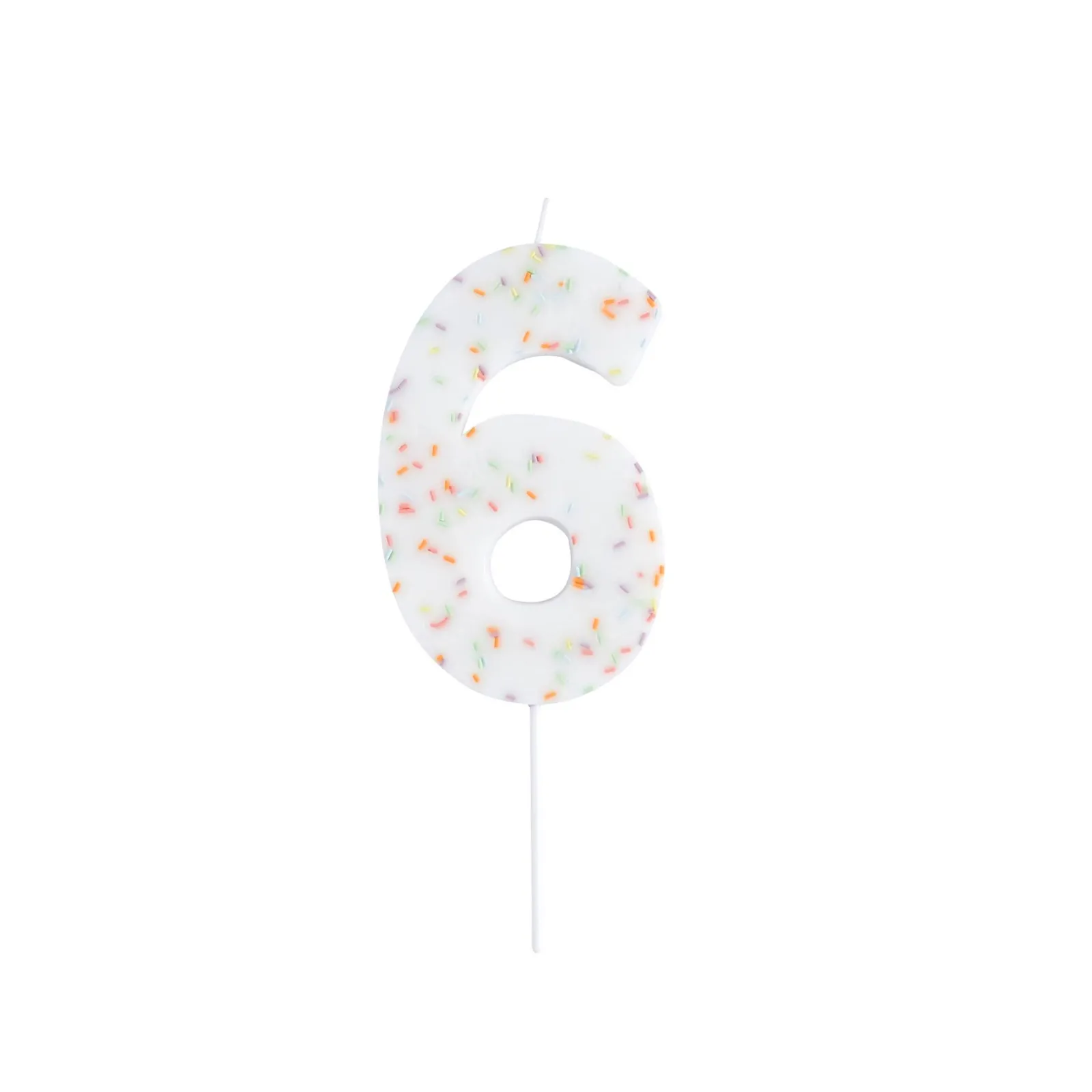 Giant Sprinkle Number Cake Candle (0-9) Cake Candles|Birthday Party