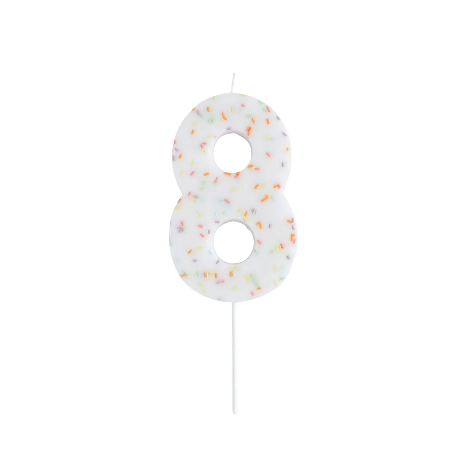 Giant Sprinkle Number Cake Candle (0-9) Cake Candles|Birthday Party