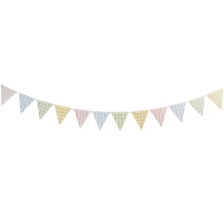 Card Factory Gingham Paper Card Bunting 2.5m
