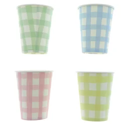 Discount Gingham Picnic Party Tableware & Decorations Bundle - 8 Guests Tableware|Baby Shower Party