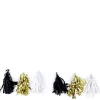 Online Gold, Black & White 9ft Tassel Garland Banners & Bunting|Wedding Party
