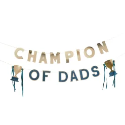 Card Factory Gold Champion Of Dads Card Banners