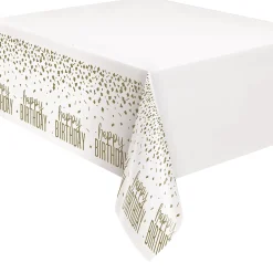 Card Factory Gold Confetti Birthday Party Tableware - 16 Guests