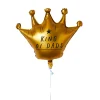 Online Gold Crown King Of Dads 35-Inch Foil Balloon Balloons For Him|Foil Balloons