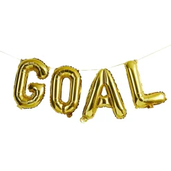 Kids Card Factory Gold Goal' 16-Inch Foil Balloon Garland