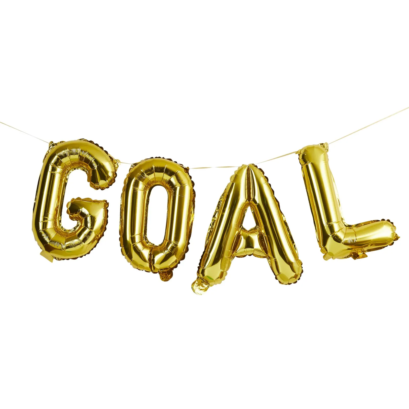 Kids Card Factory Gold Goal' 16-Inch Foil Balloon Garland