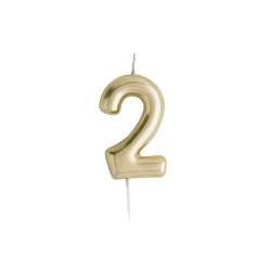 Online Gold Number Cake Candle (0-9) Cake Candles|Birthday Party