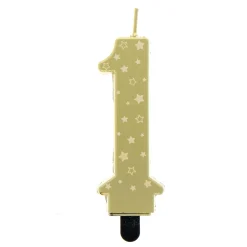 Clearance Gold Starry Number 1 Cake Candle 1St Birthday|Cake Candles
