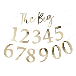 Card Factory Gold The Big Milestone Customisable Card Banner