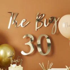 Card Factory Gold The Big Milestone Customisable Card Banner