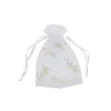 Outlet Gold Vine Organza Bags - Pack of 10 Bags & Favours|Wedding Party