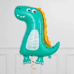 Kids Card Factory Goofy Dinosaur Birthday Supershape & Foil Balloon Package - Delivered Inflated!