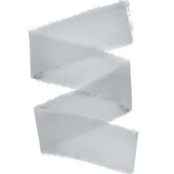 Card Factory Grey Chiffon Ribbon 5m