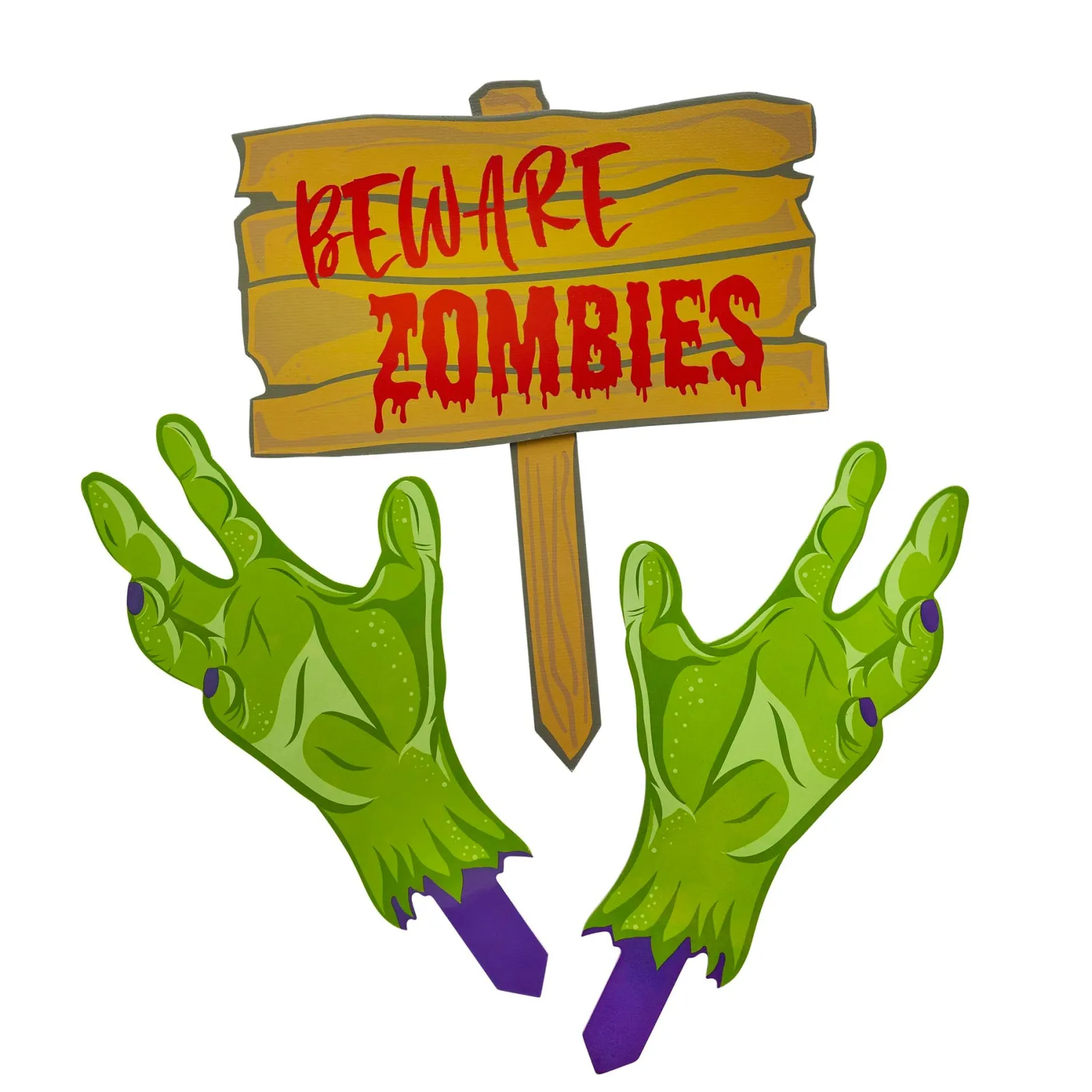Online Halloween Zombie Wooden Garden Signs Halloween Party