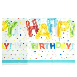Card Factory Happy Birthday Balloons Party Tableware & Decorations Bundle - 8 Guests