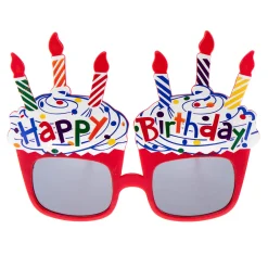 Card Factory Happy Birthday Cake Party Glasses