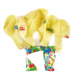 Best Happy Birthday Multicoloured Confetti Balloons - Pack Of 6 Kids Birthday Party|Balloons For Kids