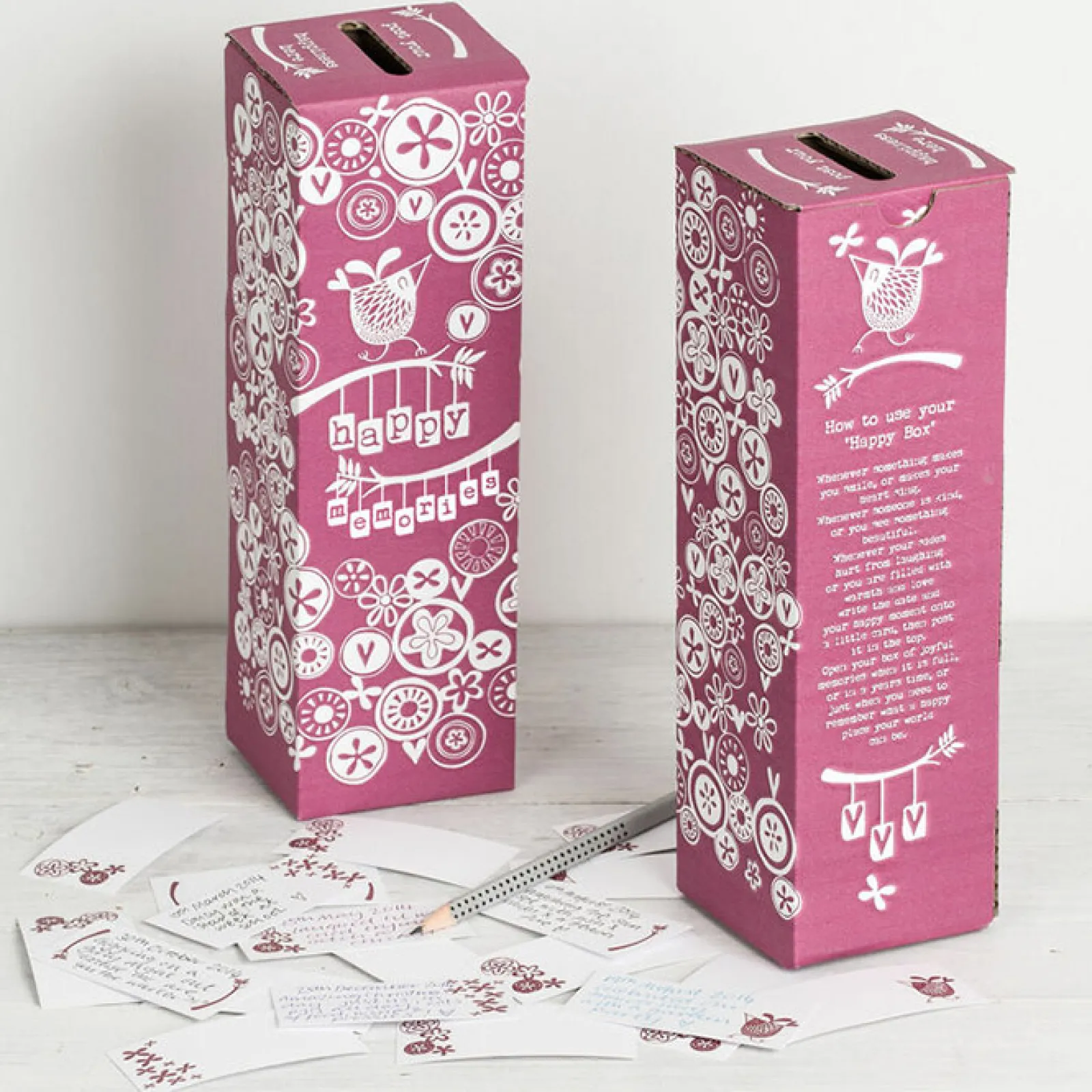 Card Factory Happy Memories Diary Box